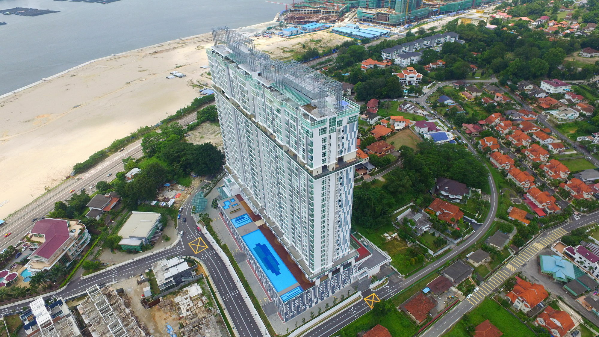 Jb City Paragon Serviced Apartment Johor Bahru Bagian luar foto