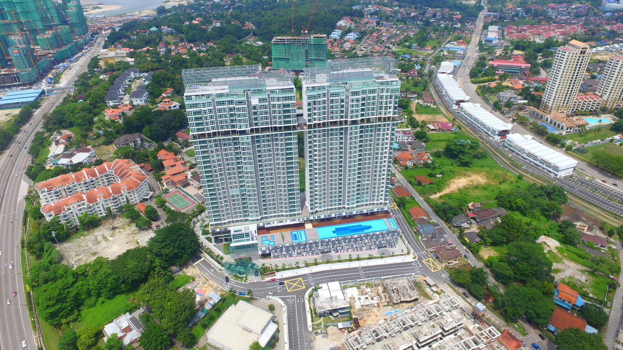 Jb City Paragon Serviced Apartment Johor Bahru Bagian luar foto