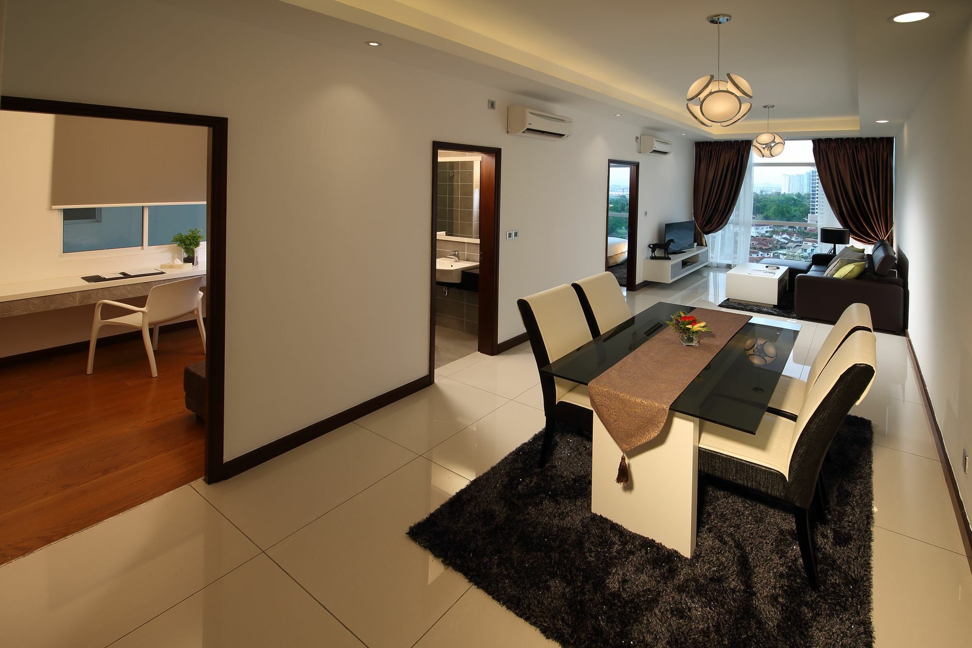 Jb City Paragon Serviced Apartment Johor Bahru Bagian luar foto